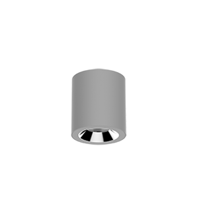 Светильник светодиодный DL-02 Tube накладной 100*110 12W 4000K 35° RAL7045 серый муар