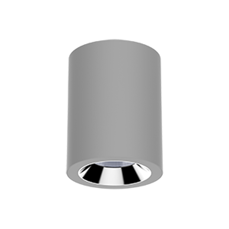 Светильник светодиодный DL-02 Tube накладной 220*150 55W 4000K 35° RAL7045 серый муар
