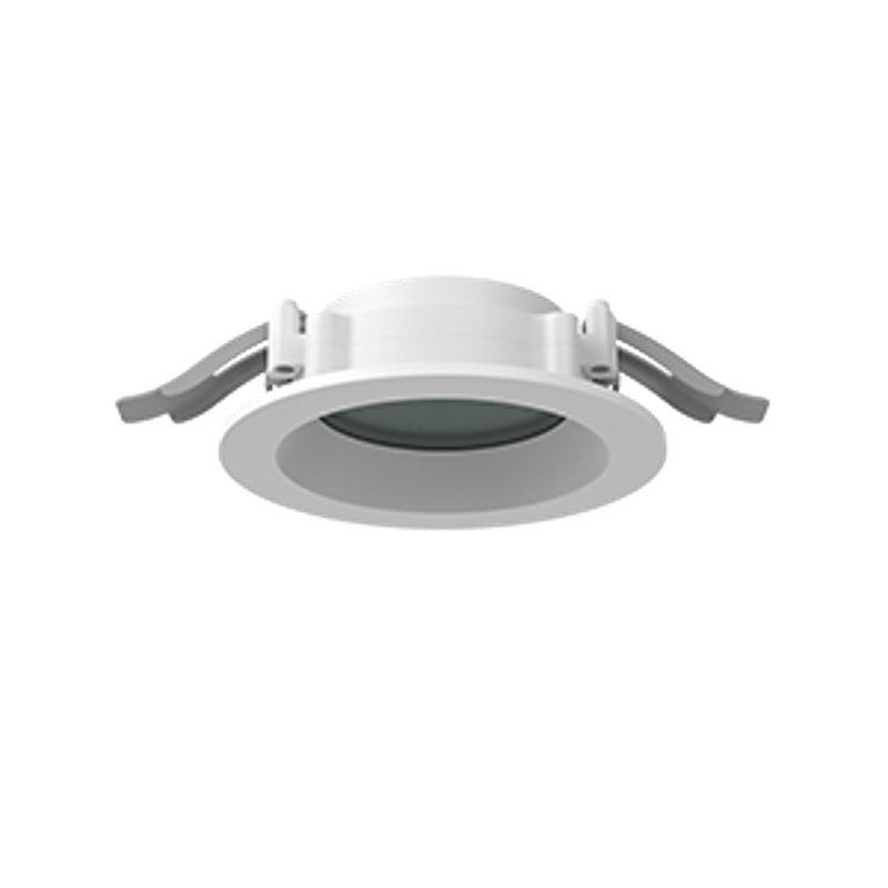 Светильник светодиодный ДВО DL-01 Pro 100мм 8Вт 4000К CRI90  IP65/40 RAL 9003 силикатным стеклом DALI 120х49