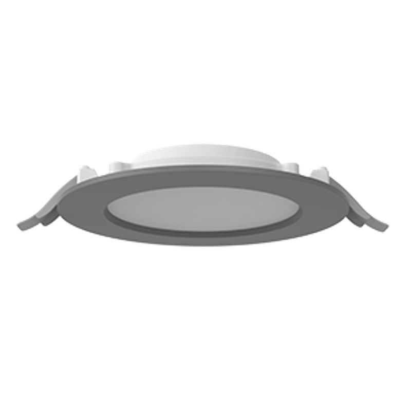 Светильник светодиодный  ДВО DL-01 Slim 160мм 25Вт 4000K 176x39мм IP65/40 RAL7045 серый муар опал