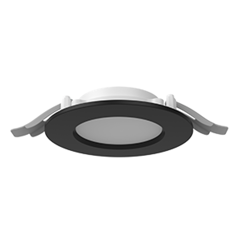 Светильник светодиодный ДВО VARTON DL-01 Slim 100мм 10Вт 4000К кругл. 120x37мм IP65/40 RAL9005 черный муар опал DALI