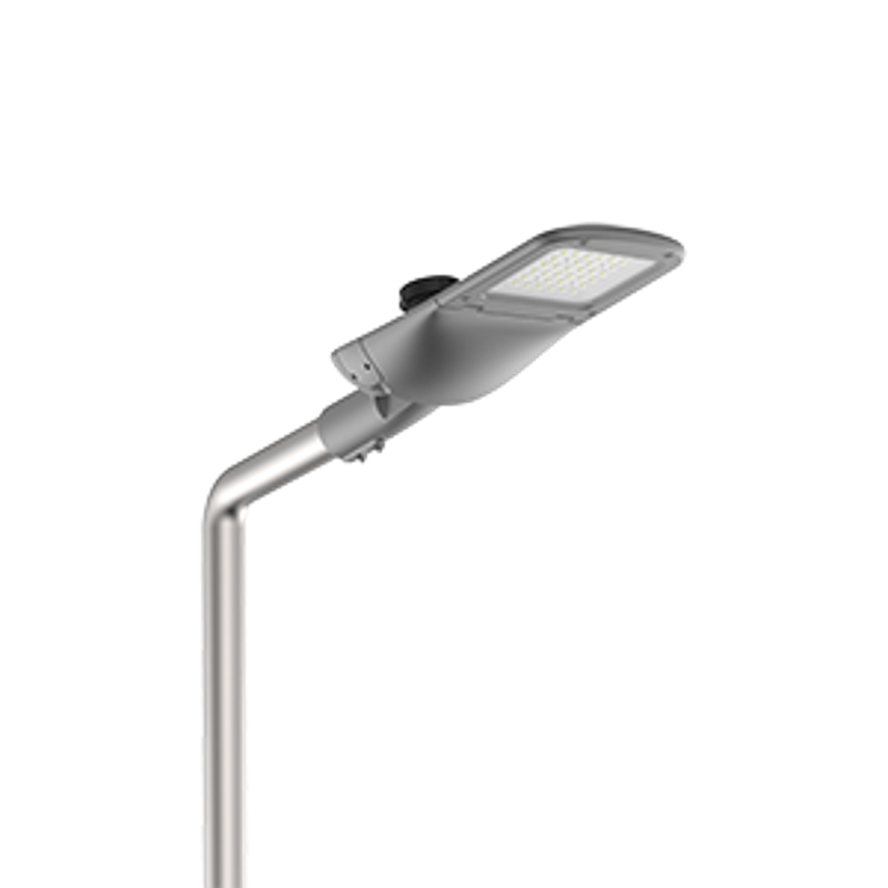 Светильник светодиодный консольный уличный Tornado Road 50Вт 4000K 1..10V NEMA RAL7045 серый муар