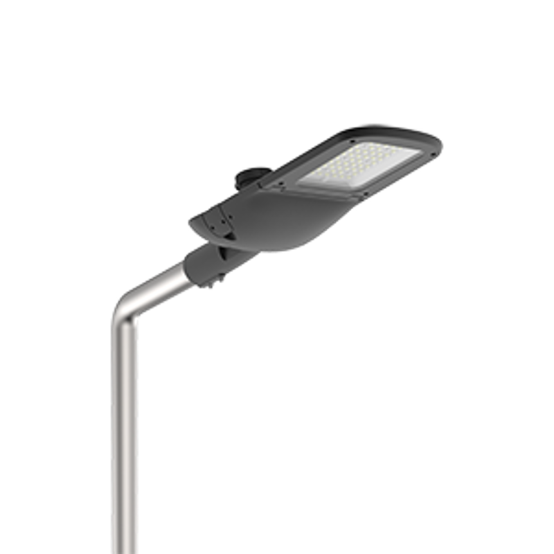 Светильник светодиодный консольный уличный Tornado Plaza 80 Вт 2700К 1..10V NEMA RAL9005 черный муар