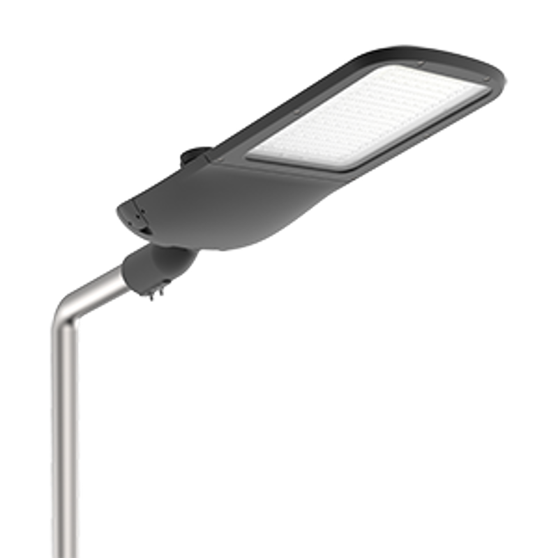 Светильник светодиодный консольный уличный Tornado Road 240Вт 2700 K 1..10V NEMA RAL9005 черный муар