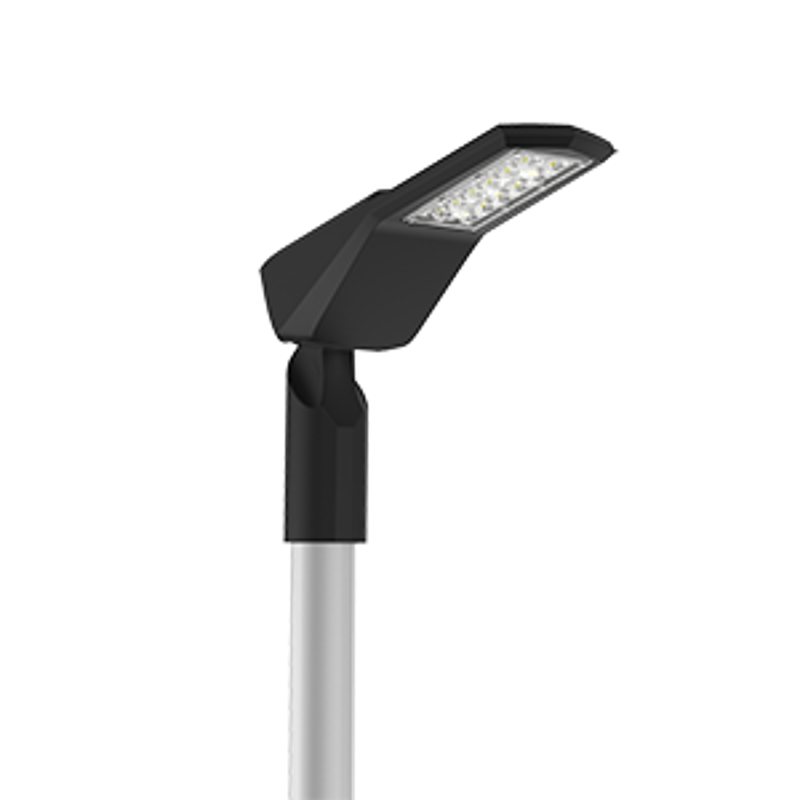 Светильник светодиодный уличный Levante Road 60 Вт кронштейн 48мм 4000К черный RAL9005 муар