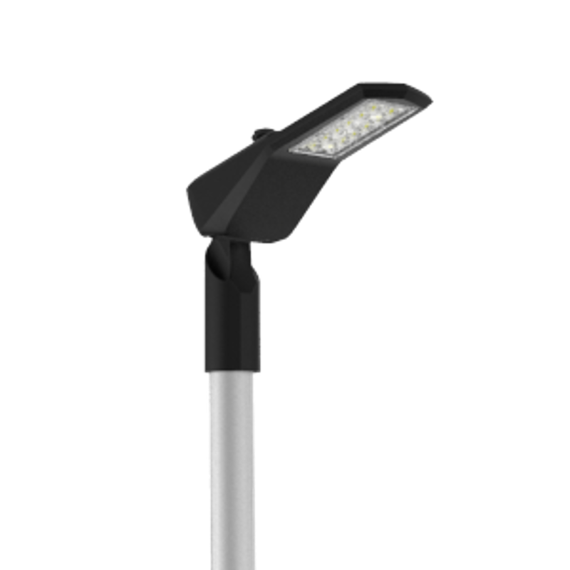 Светильник светодиодный консольный уличный Levante Road 50Вт d отв. 48мм 3000K RAL9005 черн муар DALI ZHAGA