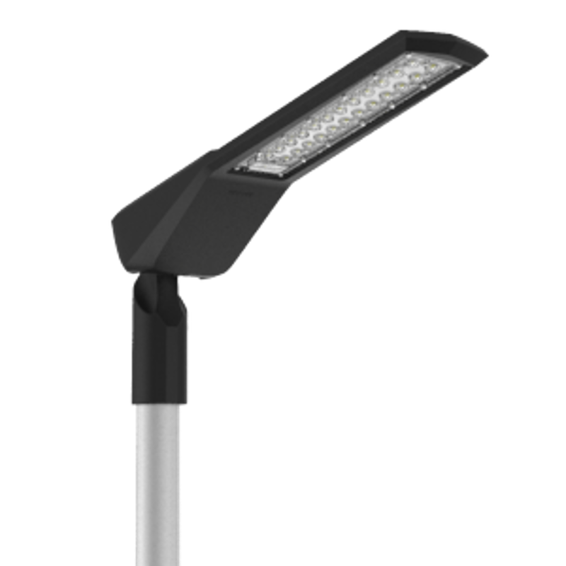 Светильник светодиодный уличный Levante M Yard 110 Вт кронштейн 60мм 5000К RAL9005 черный муар