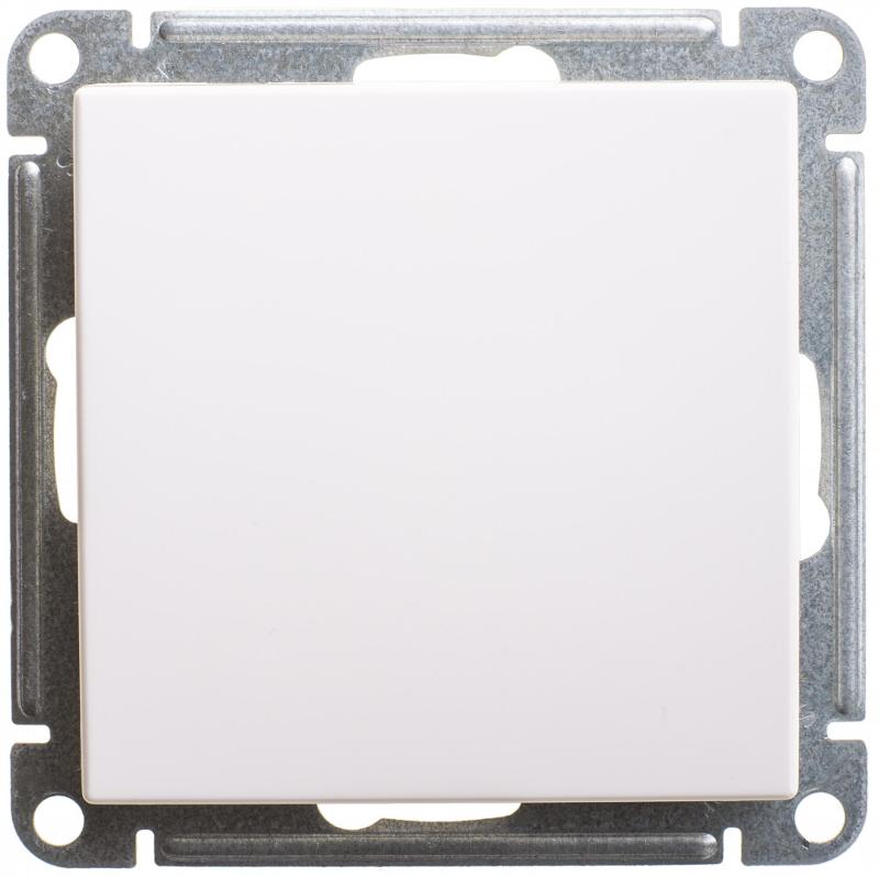 W59 Aqua Белый Переключатель 1-клавишный, 10AX, IP44