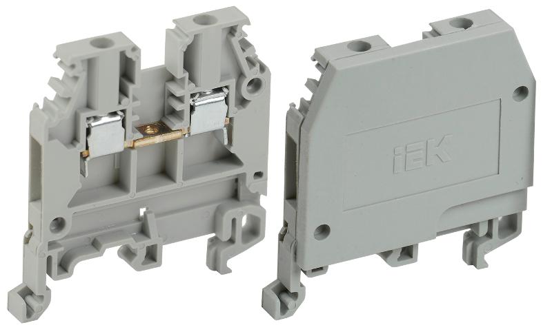 Зажим наборный ЗНИ-2,5мм2 (JXB24А) серый