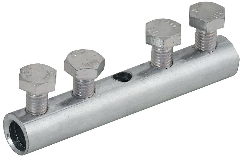 Заж. соед. прямой пр.-пр. 6-10мм оц. сталь