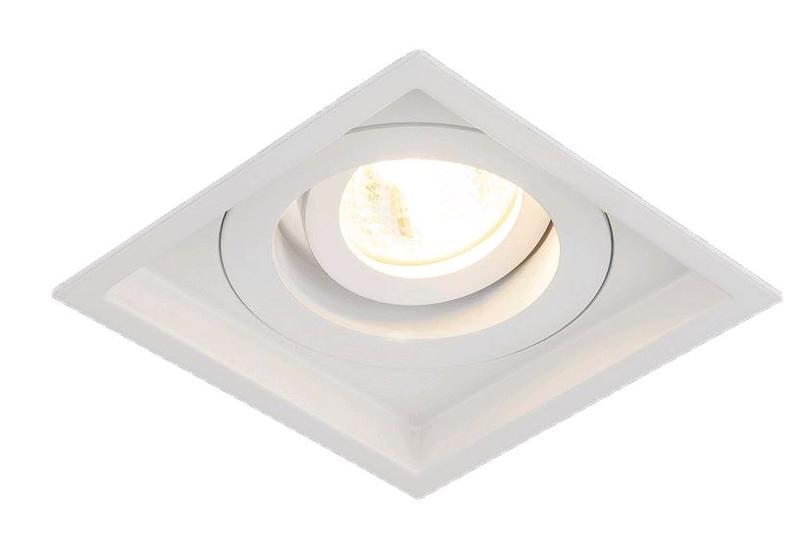 Светильник встраиваемый карданный 1071/1 MR16 WH белый