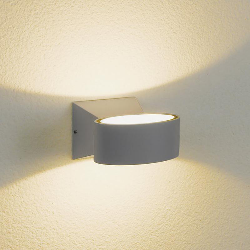 Светильник архитектурный 1549 TECHNO LED BLINC серый настенный
