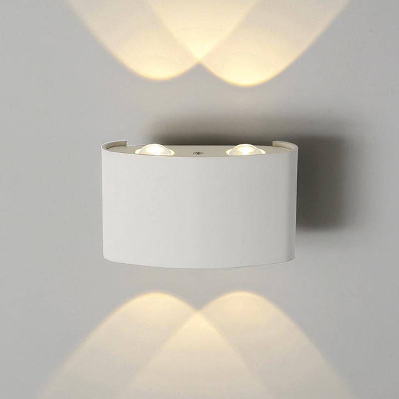 Светильник архитектурный 1555 TECHNO LED TWINKY DOUBLE белый настенный