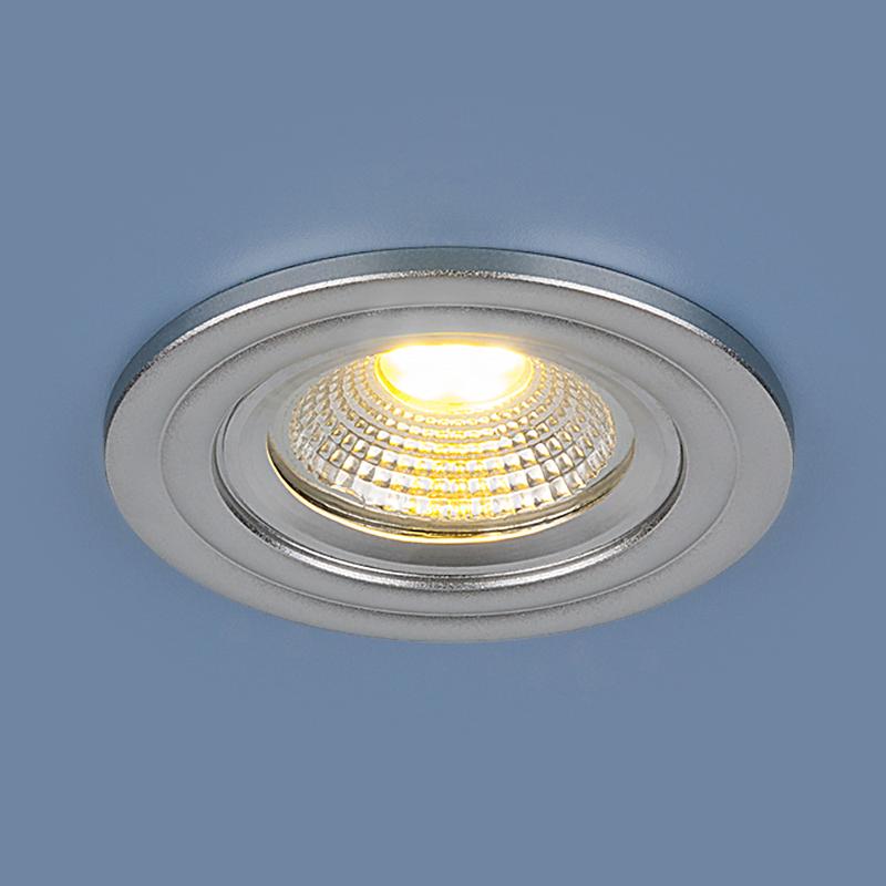 Светильник точечный встраиваемый 9902 LED 3W COB SL серебро