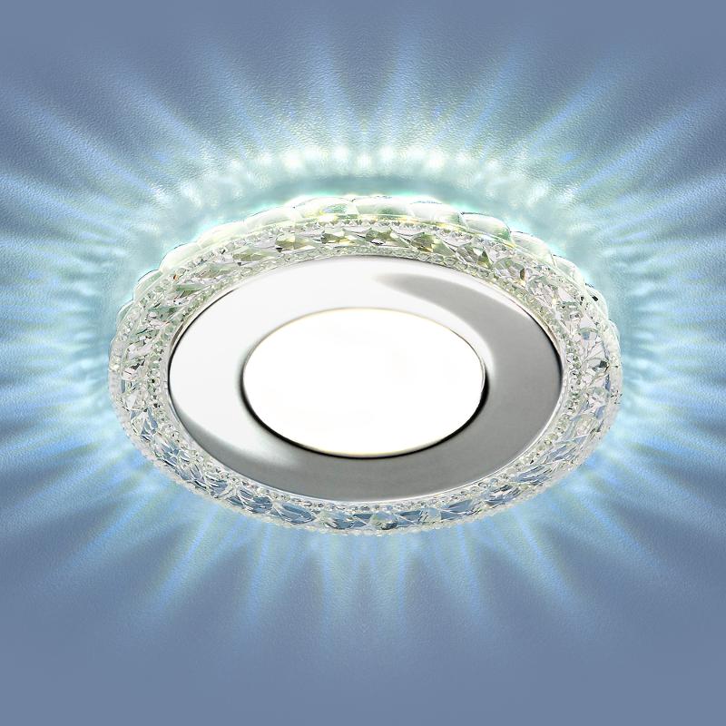 Светильник точечный встраиваемый 9909 LED 8W CL прозрачный
