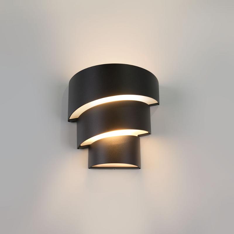Светильник архитектурный 1535 TECHNO LED HELIX черный светильник уличный декоративный