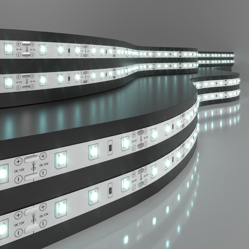 Лента светодиодная 60Led 4,8W IP20 6500K холодный белый 2835 12V 5 м в упак