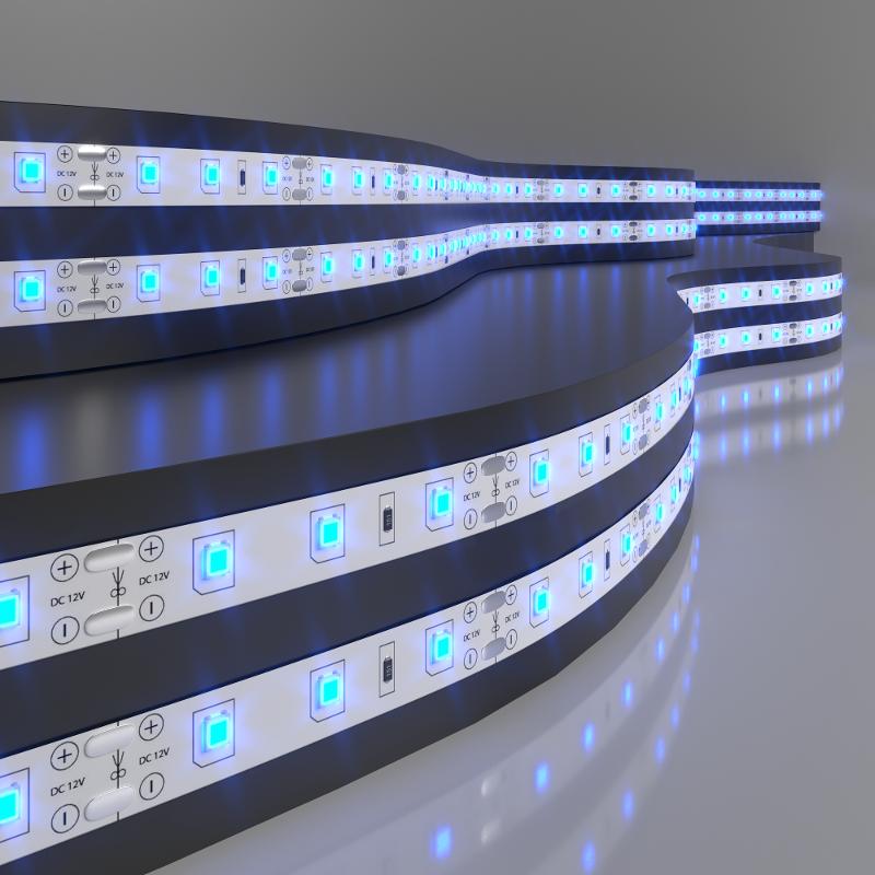 Лента светодиодная 60Led 4,8W IP20 синий 2835 12V 5 м в упак
