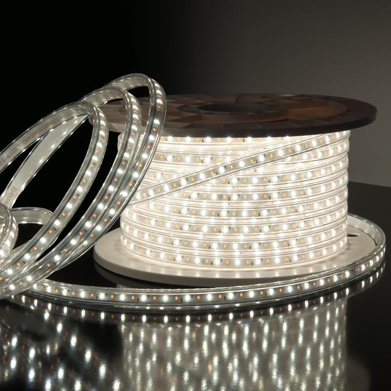 Лента светодиодная Premium LS013 220V 14W 96Led 2835 IP65, 50 м, 2700K/4000K/6500K мультибелая, с контроллером с ПДУ