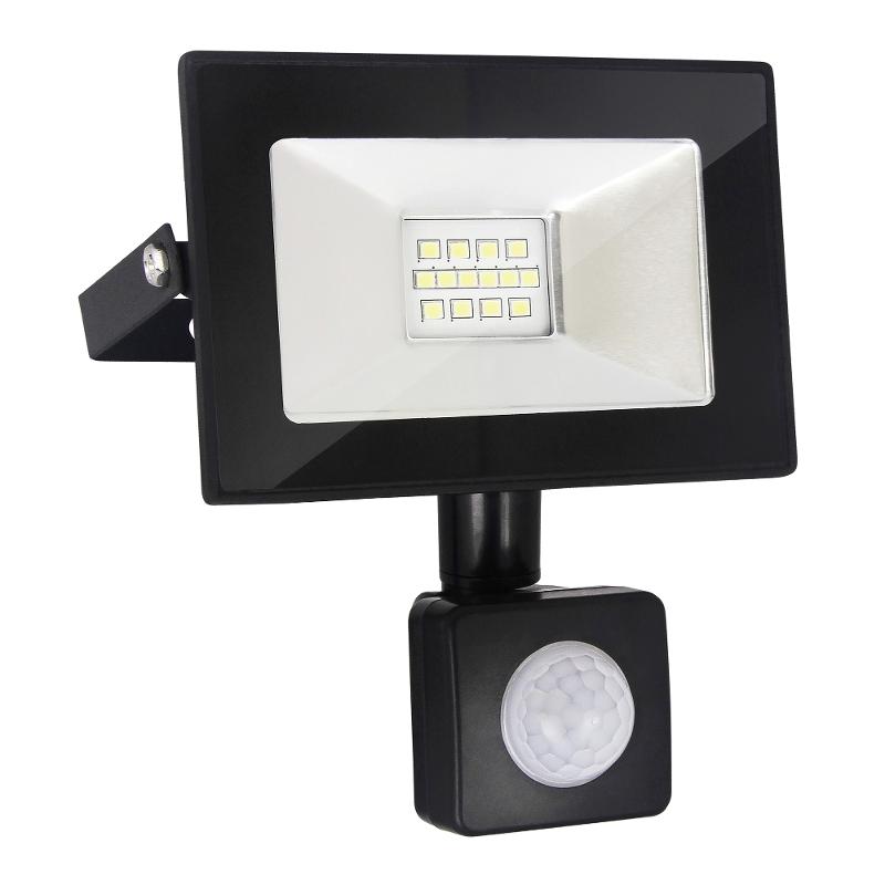 Прожектор светодиодный 016 FL LED 10W 6500K IP54 (с датчиком)