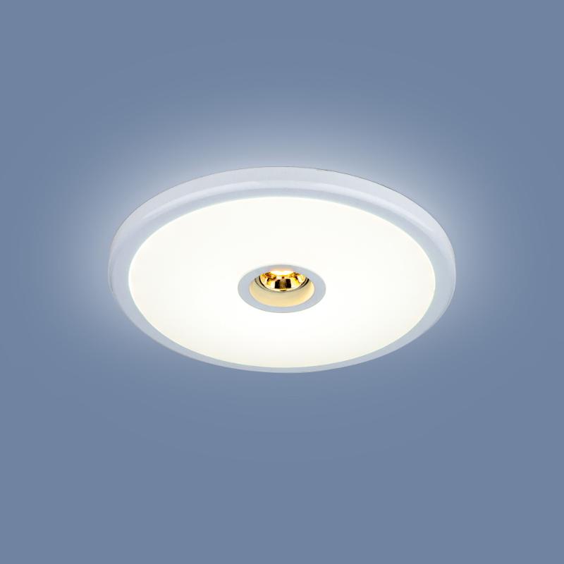 Светильник светодиодный встраиваемый "downlight" 9912 LED 6+4W WH белый