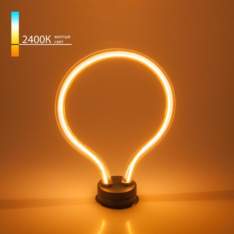 Лампа светодиодная Art filament 4W 2400K E27 round (BL150) декоративная светодиодная филаментная