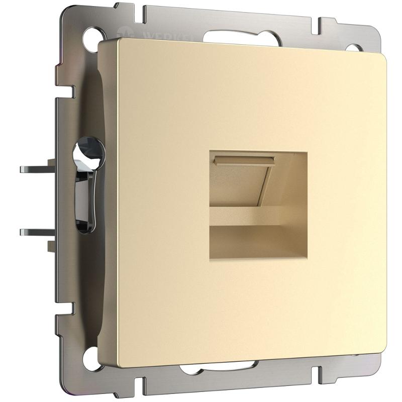 W1181011/Электроустановочные изделия - Розетка Ethernet RJ-45 (шампань)