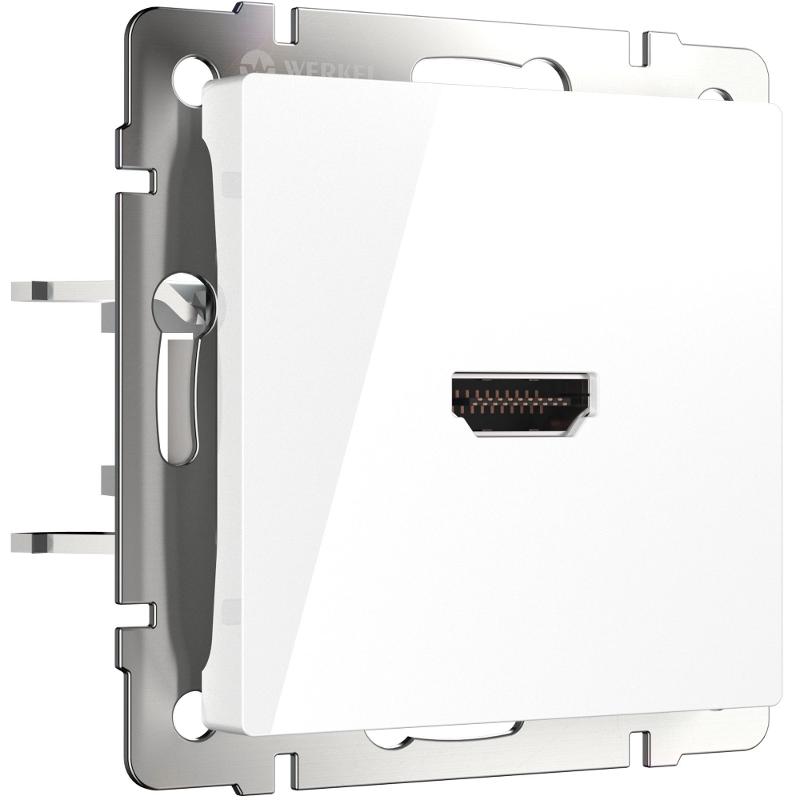 W1186001/ Электроустановочные изделия - Розетка HDMI (белый)   a051121  Werkel