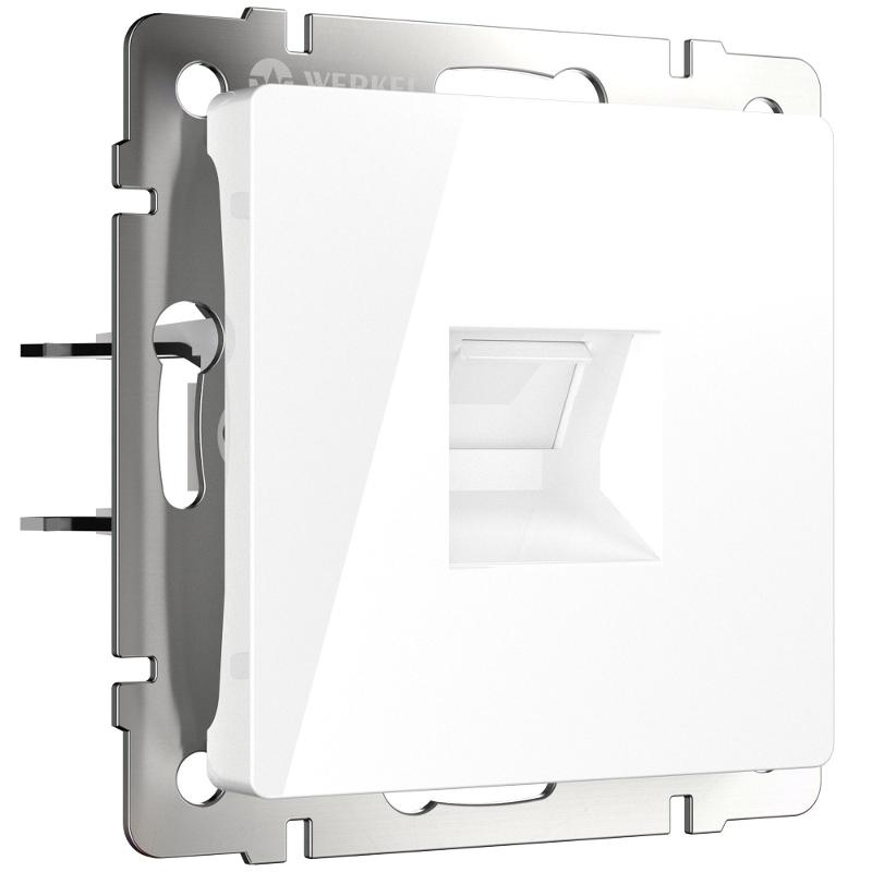 Телефонная розетка RJ-11 Werkel белый W1182001