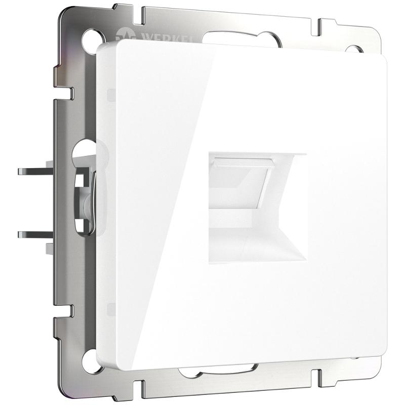 Розетка Ethernet RJ-45 (белая) Werkel W1181001