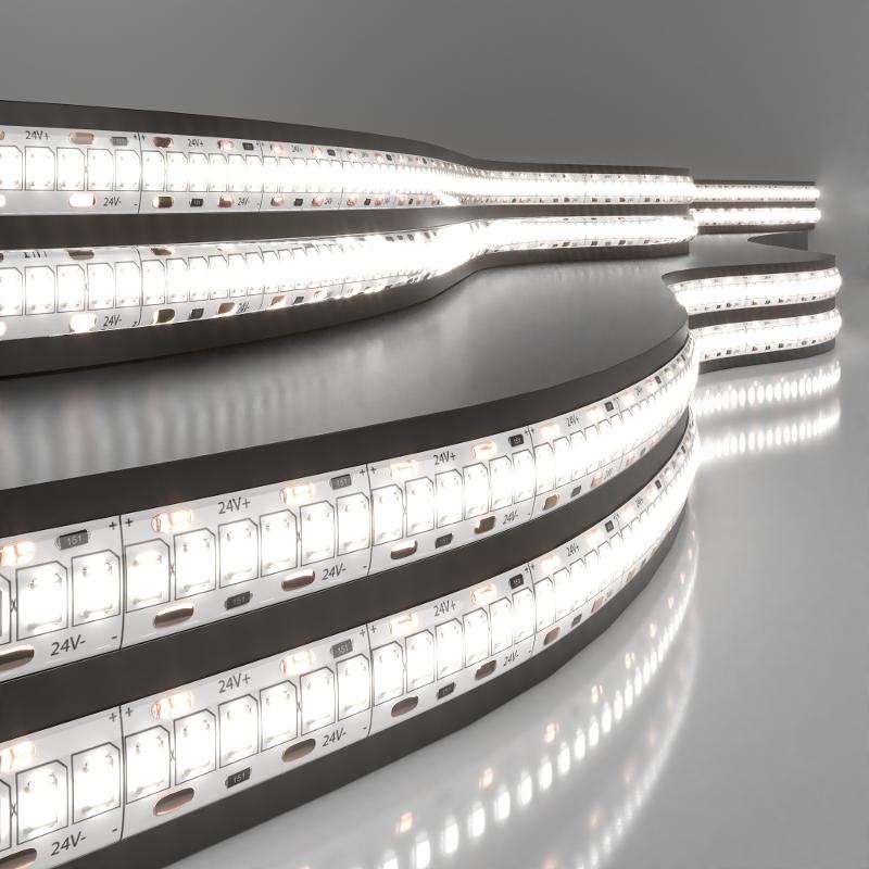 Лента светодиодная 24V 16W 240Led 2835 IP65 дневной белый, 5м,