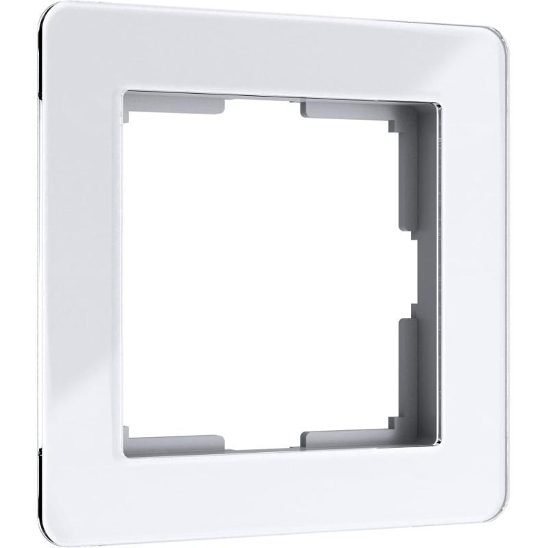 Рамка на 1 пост Acrylic белый Werkel W0012701