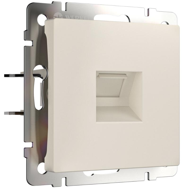 W1181062/ Электроустановочные изделия - Розетка Ethernet RJ-45 (айвори матовый)