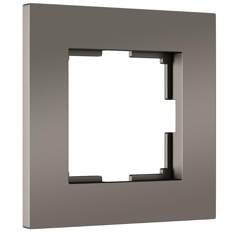W0012963/ Электроустановочные изделия -Рамка на 1 пост Slab (бронза софт)