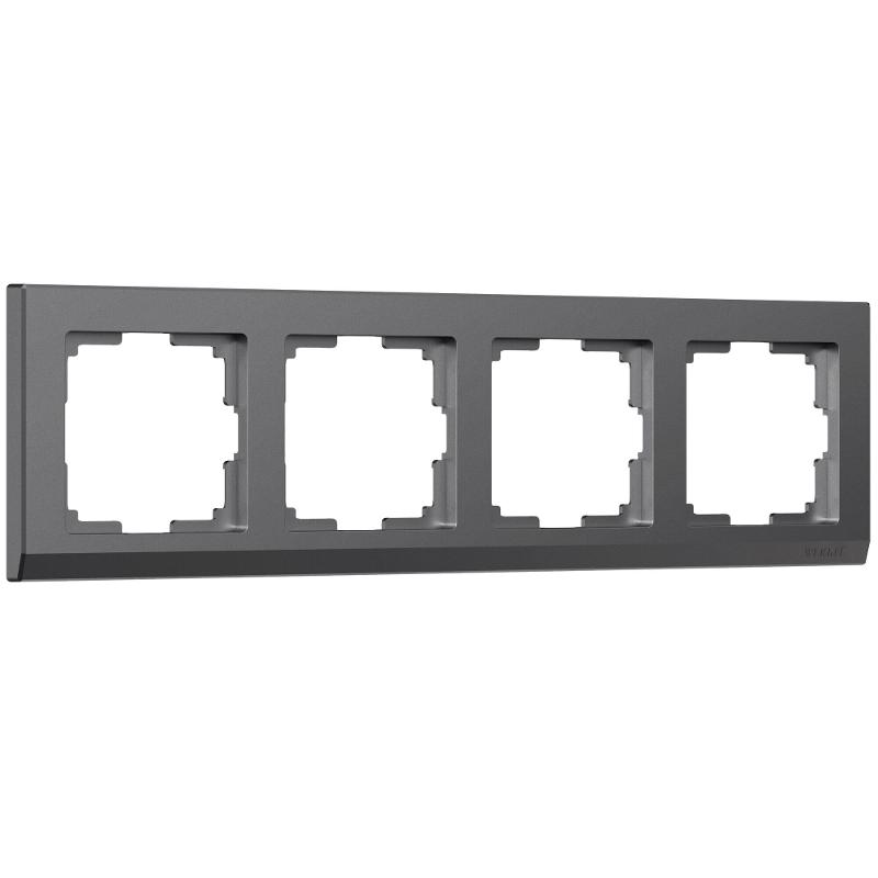 Рамка на 4 поста Stark (графит матовый) W0041864