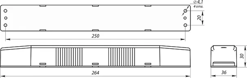 Блок аварийного питания для LED БАП BS-STABILAR2-83-B2-LED