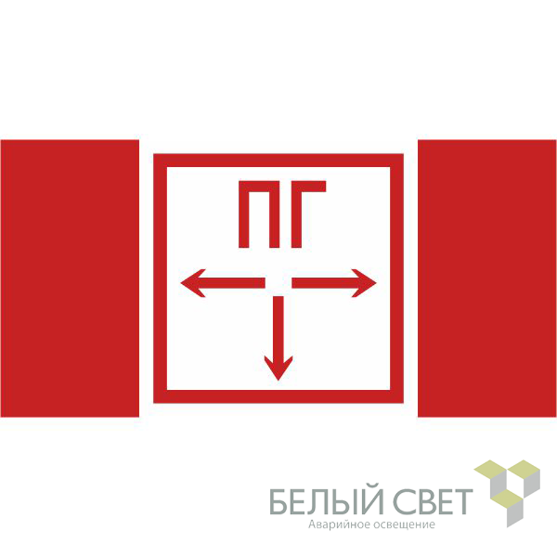 Пиктограмма (Наклейка) "Пожарный гидрант" BL-3517.F09 для KURS