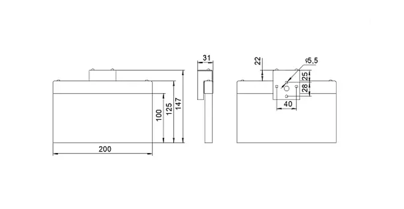 Световой указатель аварийного освещения BS-YANTA-10-S1-24 Black