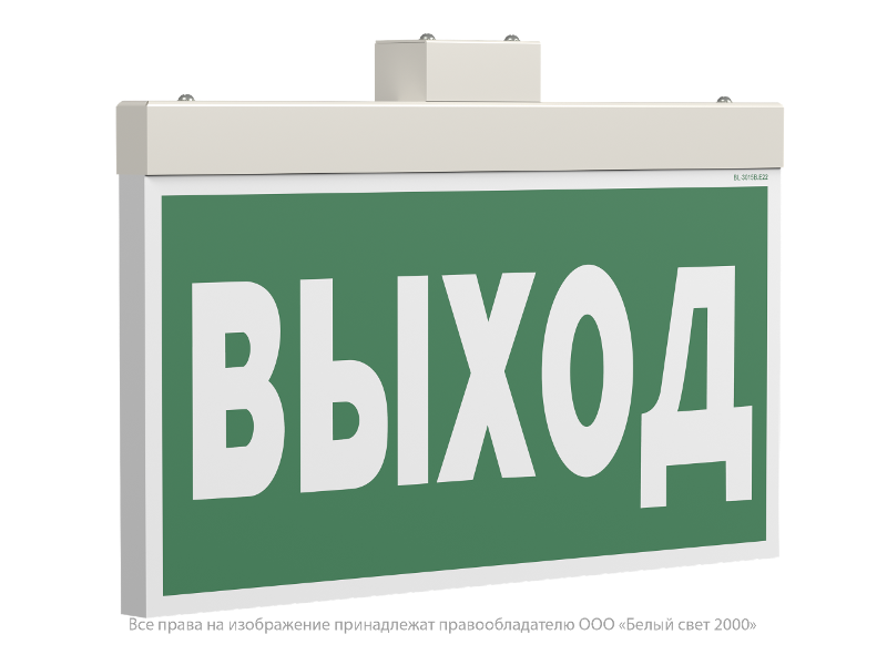 Световой указатель аварийного освещения BS-FIRMUS-10-S1-24 White