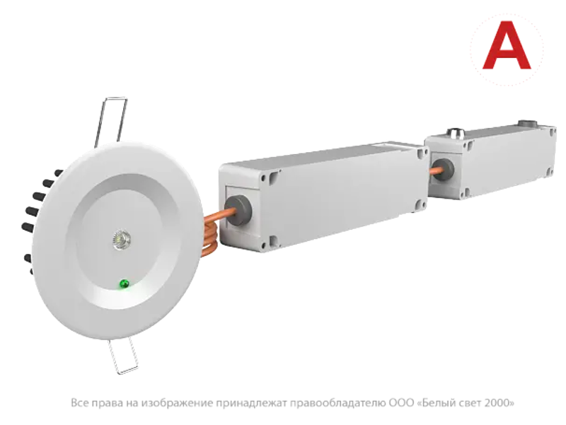 Светильник аварийного освещения BS-ARUNA-83-L1-INEXI2 IP65