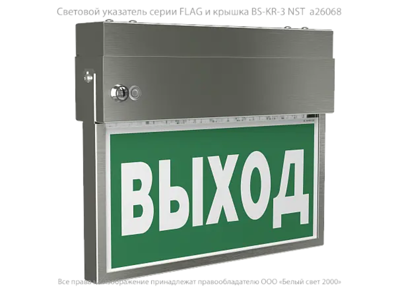 Световой указатель  BS-FLAG-71-S1-INEXI3 NST