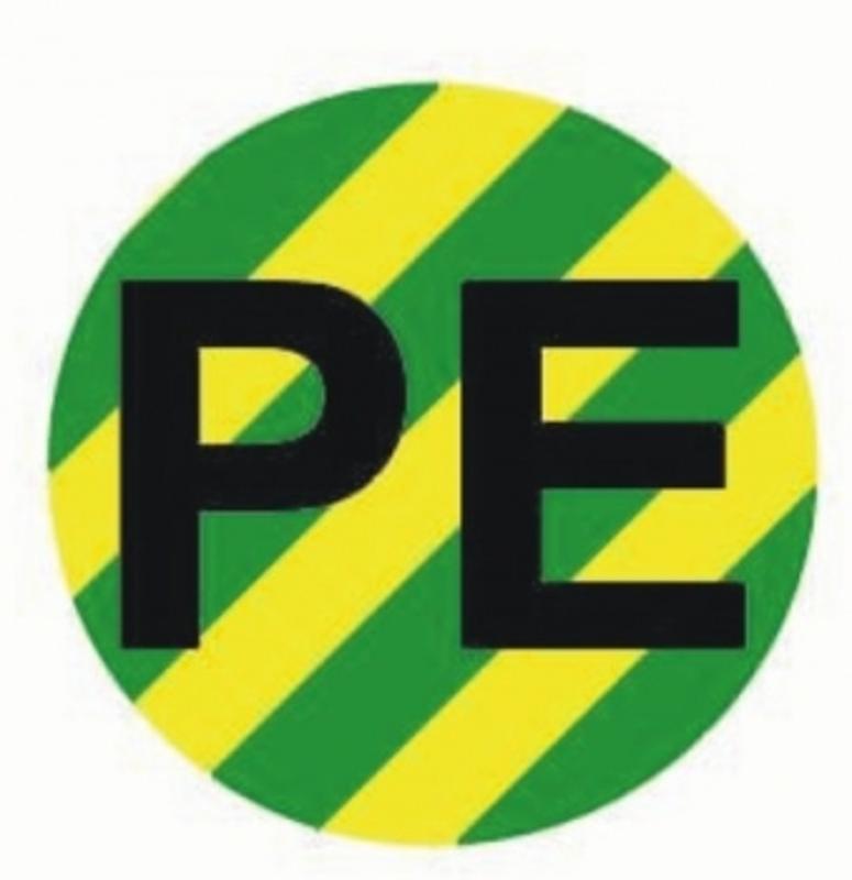Наклейка "PE" d=20мм PROxima
