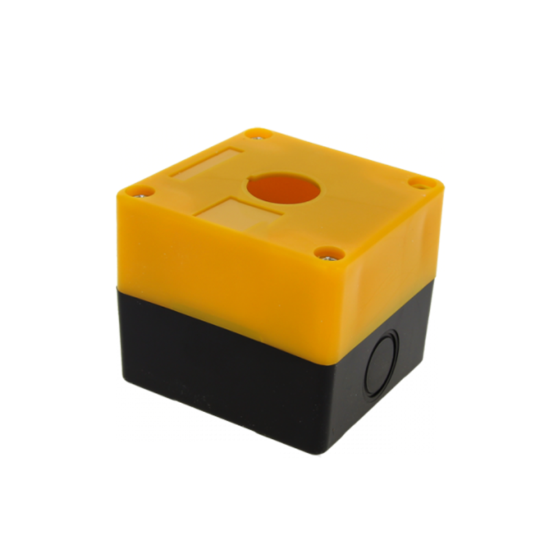 Корпус КП101 пластиковый 1 кнопка желтый EKF PROxima
