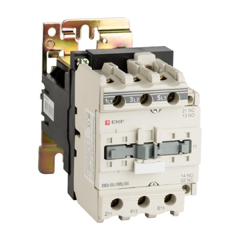 Контактор малогабаритный КМЭп 50А 220В DC 1NO 1NC EKF PROxima