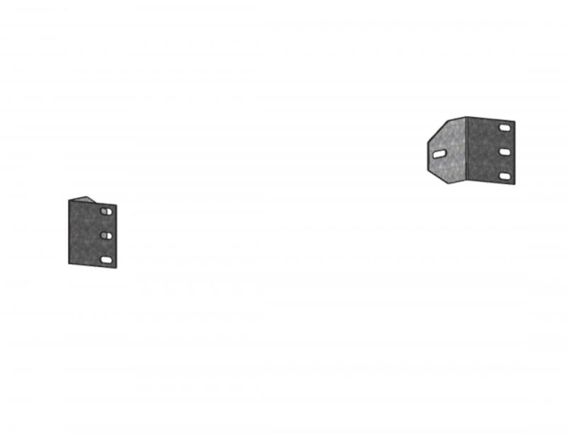 Комплект кронштейнов (2шт.) для din-рейки для ВРУ Unit EKF PROxima