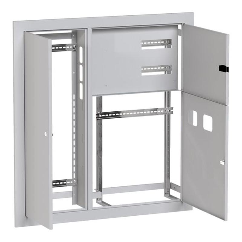 Щит этажный 2 кв. слаботочка слева (1000х950х160) Basic