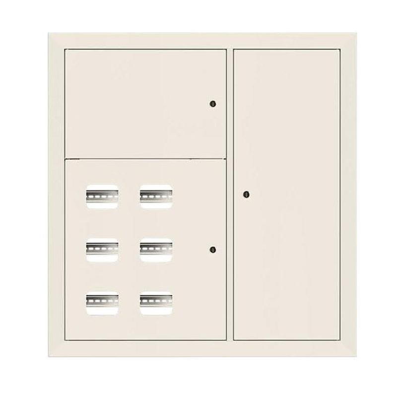 Щит этажный 6 кв. RAL9001 (1000х950х150)  Basic