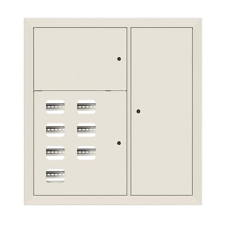 Щит этажный 7 кв. RAL9001 (1000х950х150)  Basic