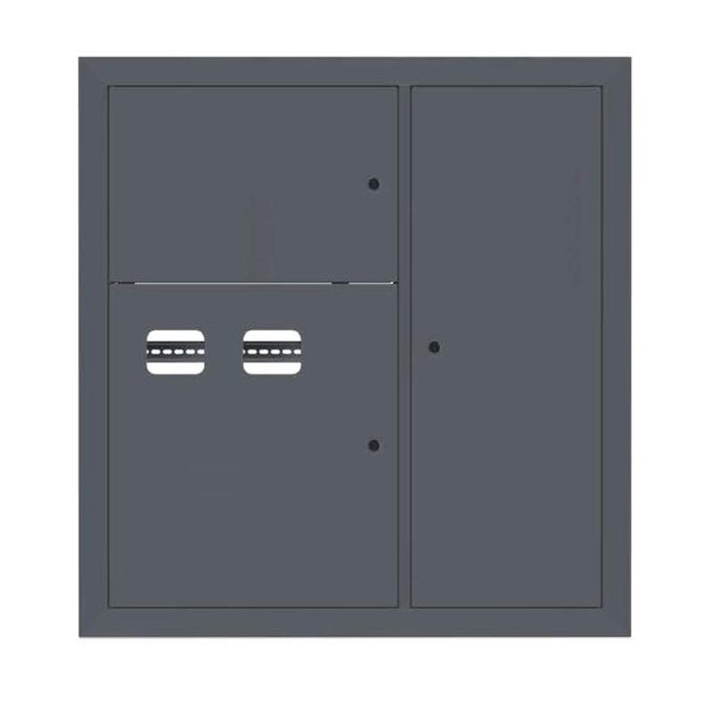 Щит этажный 2 кв. RAL7016 (1000х950х150)  PROxima