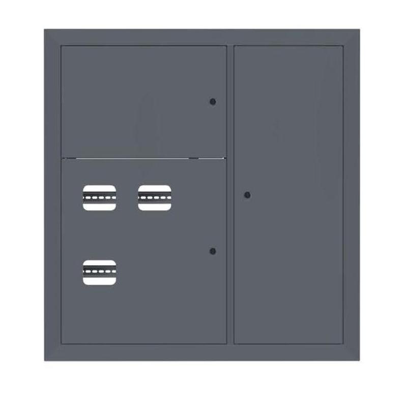 Щит этажный 3 кв. RAL7024 (1000х950х150)